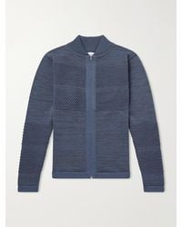 S.N.S. Herning - Fisherman Wool Zip-Up Sweater - Lyst
