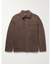 Herno - Wool-Blend Felt Overshirt - Lyst