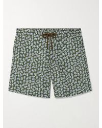 Thorsun - Charvet Mid-Length Paisley-Print Swim Shorts - Lyst