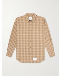 WTAPS - Logo-appliquéd Checked Woven Shirt - Lyst