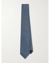 Tom Ford - 8Cm Checked Silk Tie - Lyst