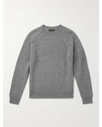 Slowear - Incotex Zanone Ribbed Virgin Wool Sweater - Lyst