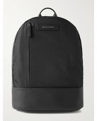 WANT Les Essentiels - Kastrup 2.0 Leather-trimmed Recycled-shell Backpack - Lyst
