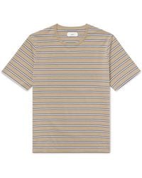 MR P. - Striped Recycled And Organic Cotton-Jersey T-Shirt - Lyst