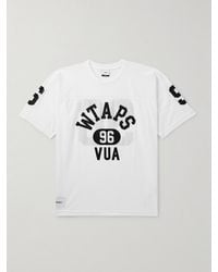 WTAPS - Logo-Print Mesh T-Shirt - Lyst