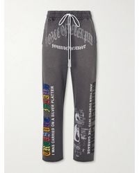 Paly Hollywood - Bobby Driscoll Embellished Printed Cotton-fleece Sweatpants - Lyst