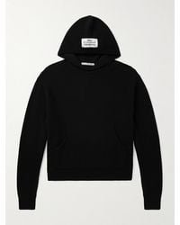 Acne Studios - Logo-Appliquéd Cashmere-Blend Hoodie - Lyst
