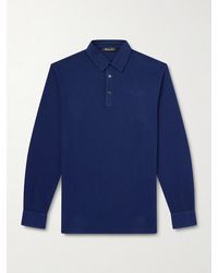 Loro Piana - Cotton-piqué Polo Shirt - Lyst