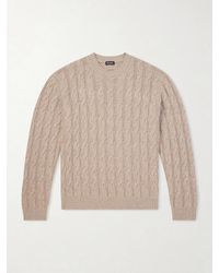 ZEGNA - Cable-knit Linen - Lyst