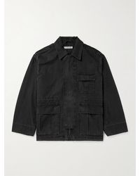 Acne Studios - Ostera Oversized Garment-dyed Cotton-ripstop Chore Jacket - Lyst