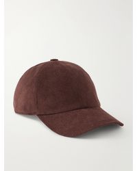 James Purdey & Sons - Logo-embroidered Cotton-corduroy Baseball Cap - Lyst