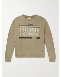 CHERRY LA - American Garments Sweatshirt aus Baumwoll-Jersey mit Logoprint - Lyst