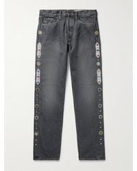 Kapital - Gerade geschnittene Jeans mit Verzierungen - Lyst