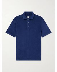 Fedeli - Mondial Cotton-Terry Polo Shirt - Lyst