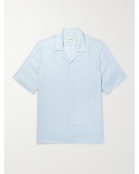 Paul Smith - Convertible-collar Linen Shirt - Lyst