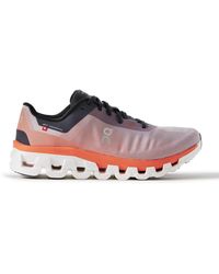 On Shoes - Cloudflow 4 Rubber-trimmed Mesh Running Sneakers - Lyst