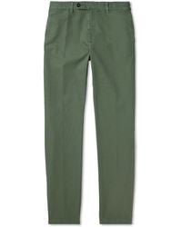 Massimo Alba - Winch2 Slim-fit Cotton-blend Twill Trousers - Lyst