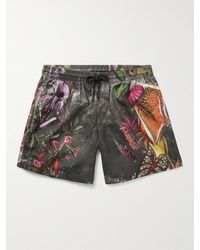 Dries Van Noten - Slim-fit Mid-length Floral-print Swim Shorts - Lyst