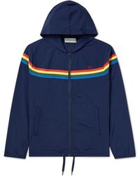 Outerknown - Nostalgic Striped Econyl Shell Hooded Jacket - Lyst