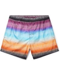 Missoni - Slim-fit Mid-length Striped Swim Shorts - Lyst