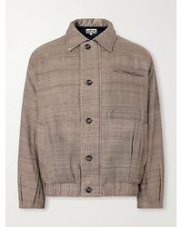 Kartik Research - Moni Padded Wool And Silk-Blend Blouson Jacket - Lyst
