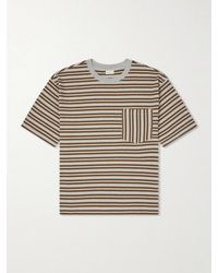 Dries Van Noten - Heso Striped Cotton-Jersey T-Shirt - Lyst