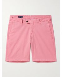 Peter Millar - Concorde Garment-dyed Stretch-cotton Twill Shorts - Lyst