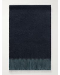 Johnstons of Elgin - Umbra Fringed Cashmere Scarf - Lyst