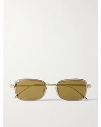 Loewe - Anagram Geometric-Tone Sunglasses - Lyst
