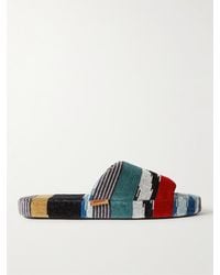 Missoni - Clint Cotton-terry Jacquard Slippers - Lyst