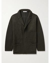 Inis Meáin - Unstructured Merino Wool And Cashmere-blend Cardigan - Lyst
