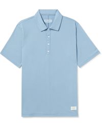 Rag & Bone - Logo-appliquéd Cotton-jersey Polo Shirt - Lyst