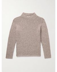 The Row - Ryoko Cotton Rollneck Sweater - Lyst