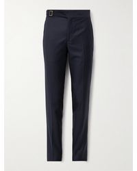 Rubinacci - Genny Slim-Fit Virgin Wool-Twill Suit Trousers - Lyst