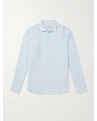 Orlebar Brown - Giles Linen Shirt - Lyst