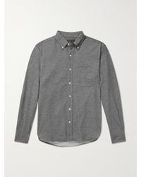 Beams Plus - Button-Down Collar Cotton-Flannel Shirt - Lyst
