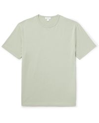 Sunspel - Slim-Fit Cotton-Jersey T-Shirt - Lyst