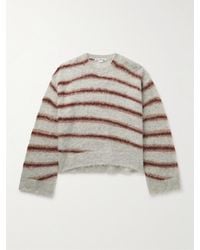 Acne Studios - Kwatta Striped Brushed-knit Sweater - Lyst