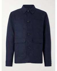 MR P. - Linen Overshirt - Lyst
