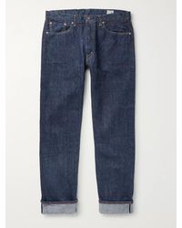 Orslow - Jeans in denim cimosato slim-fit 107 - Lyst