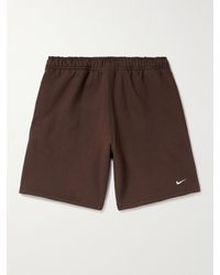 Nike - NRG Swoosh Shorts aus Jersey aus einer Baumwollmischung mit Logostickerei - Lyst