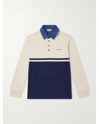 JW Anderson - Contrast Collar Colour-Block Cotton-Jersey Polo Shirt - Lyst