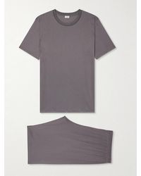 Zimmerli of Switzerland - Sea Island Cotton-Jersey Pyjama Set - Lyst