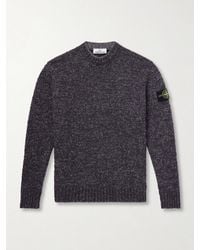 Stone Island - Virgin Wool-Blend Sweater - Lyst