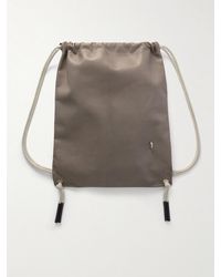 Rick Owens - Rucksack aus Leder mit Kordelzug und Verzierung - Lyst