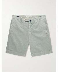 Incotex - Venezia 1951 Straight-leg Cotton-blend Twill Bermuda Shorts - Lyst