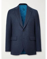 Paul Smith - Wool And Cashmere-Blend Flannel Suit Jacket - Lyst
