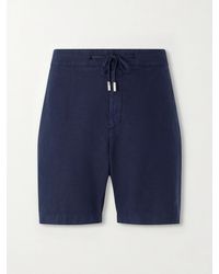 MR P. - Straight-Leg Garment-Dyed Linen Drawstring Bermuda Shorts - Lyst