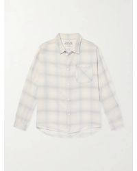 Remi Relief - Viyella Checked Wool-blend Shirt - Lyst
