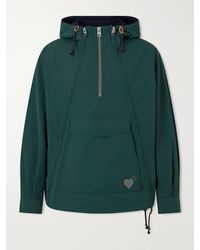 Human Made - Multi-Zip Logo-Detailed Hooded Shell Jacket - Lyst